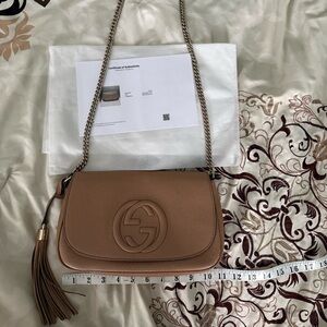 Gucci Soho GG Crossbody Leather Bag